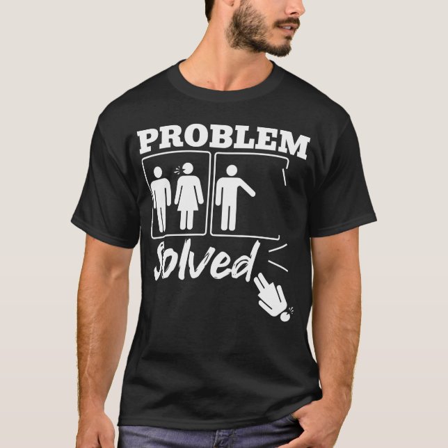 Funny Divorce  Ex Wife Humor Divorcee T-Shirt (Front)
