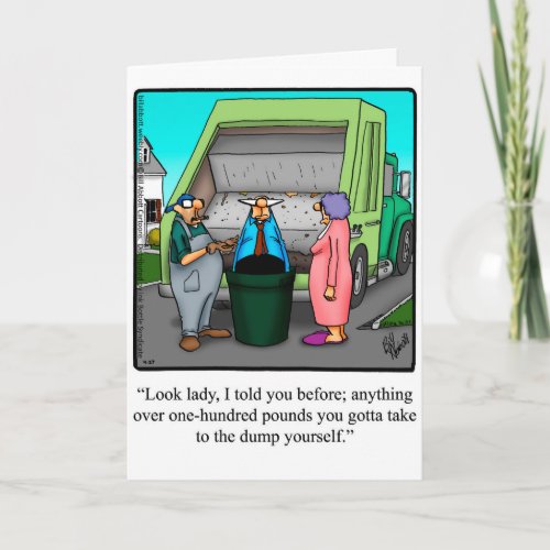 Funny Divorce Humor Greeting Card