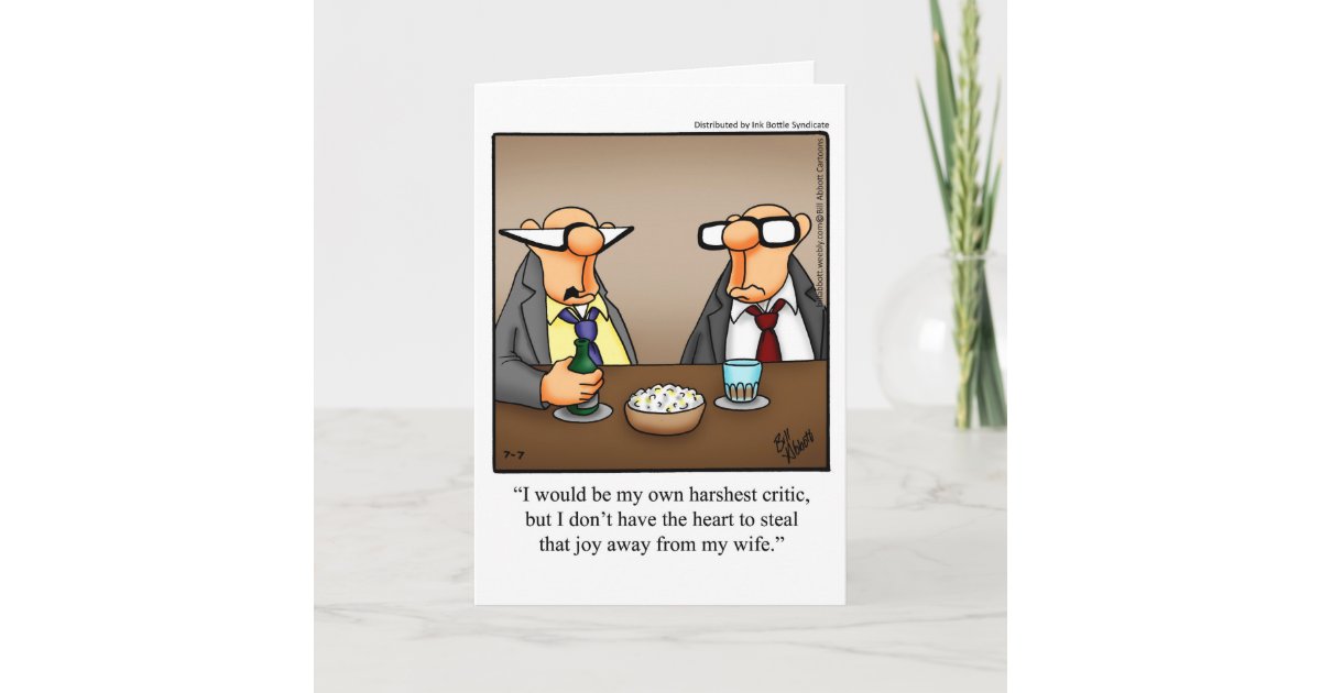 Funny Divorce Humor Greeting Card 