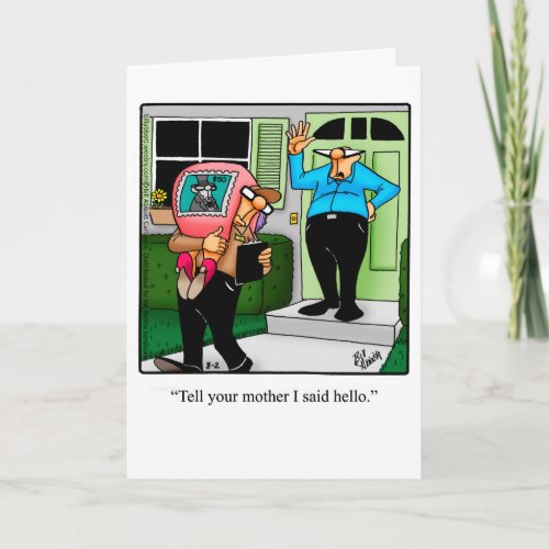 Funny Divorce Humor Greeting Card For Him