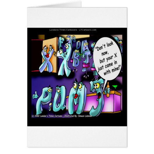 Funny Divorce My Ex & Yours Cards (Front)
