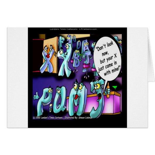 Funny Divorce My Ex & Yours Cards (Front Horizontal)