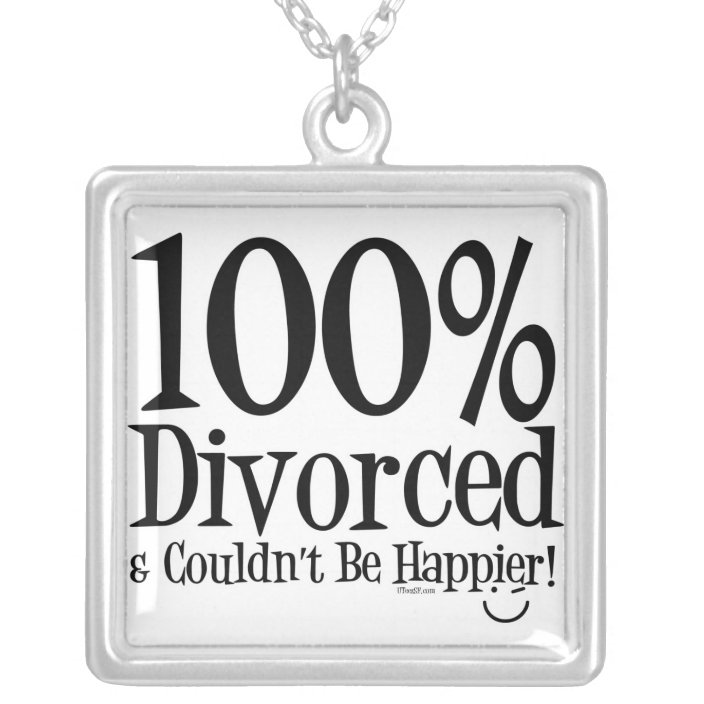Funny Divorce Necklace 