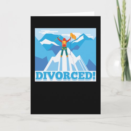 Funny Divorce Party Squad Support Crew Card