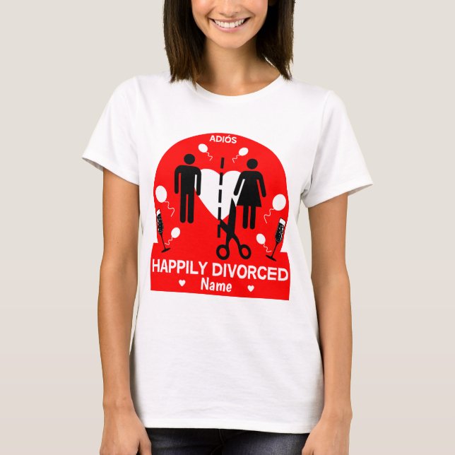 Funny Divorce Party T-Shirt (Front)