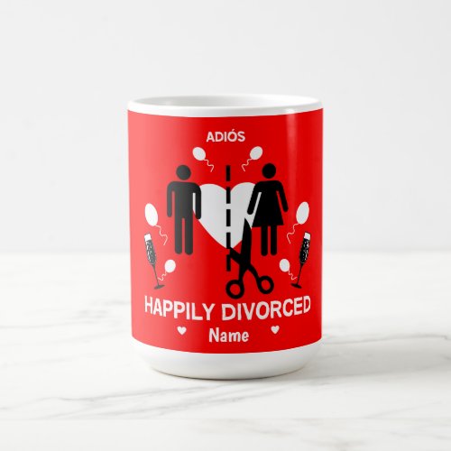 Funny Divorce Party T_Shirt Latte Mug