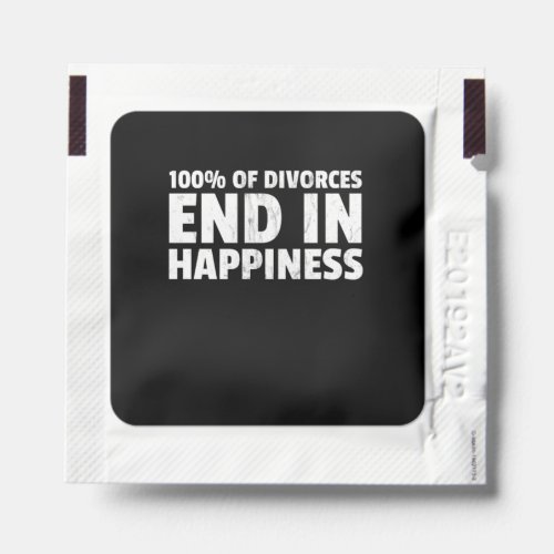 Funny Divorce Quote Design Gift For Divorce Party Hand Sanitizer Packet