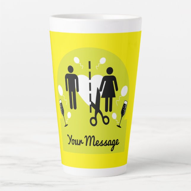 Funny Divorce Survivor Sympathy   Latte Mug (Front)