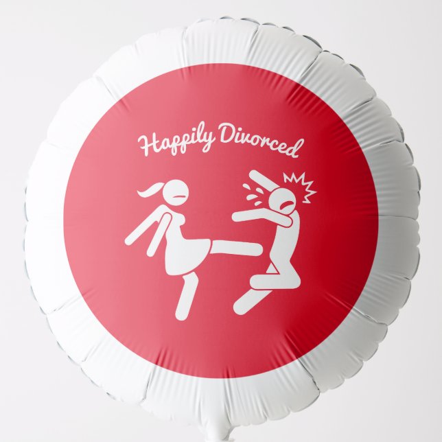 Funny Divorce Sympathy Gifts  Balloon (Front)
