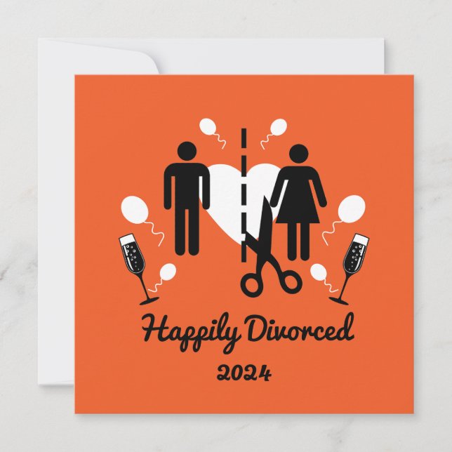 Funny Divorce Sympathy Gifts  Card (Front)