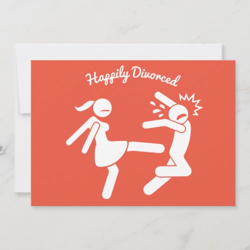 Funny Divorce Sympathy Gifts  Holiday Card