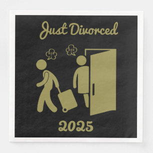 Funny Divorce Sympathy Gifts Paper Dinner Napkins