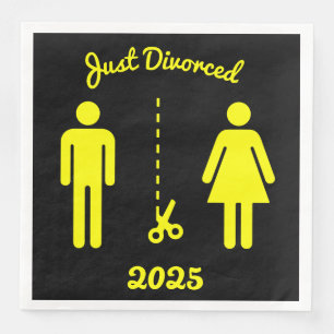 Funny Divorce Sympathy Party Paper Dinner Napkins
