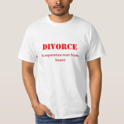 Funny Divorce t_shirt