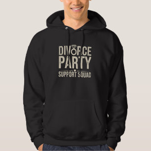 Funny Divorced Af Art For Women Support Squad Divo Hoodie