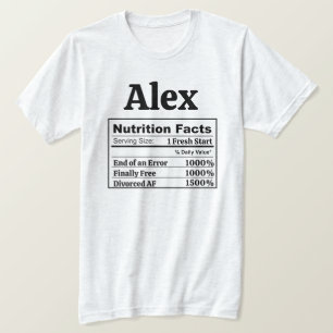 Funny Divorced AF Humor Newly Single Finally Free T-Shirt