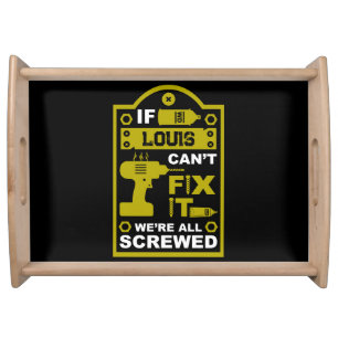 Funny DIY Fix It Repair Serving Tray