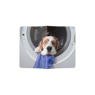 Funny dizzy beagle delicate washing passport holder