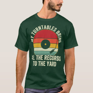 Funny DJ Turntable Design Disc Jockey T-Shirt