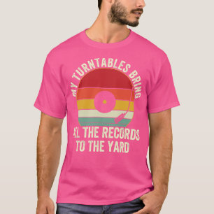 Funny DJ Turntable Design Disc Jockey T-Shirt