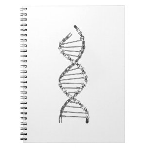 Funny DNA Cycling Bicycle Chain Mountain Bike Love Notebook
