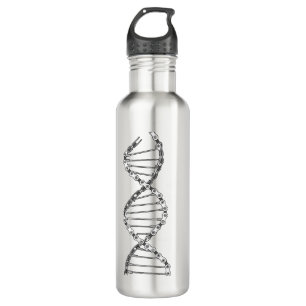 Funny DNA Cycling Bicycle Chain Mountain Bike Love Stainless Steel Water Bottle