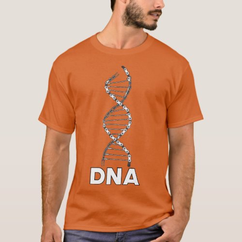 Funny DNA Cycling Bicycle Chain Mountain Bike Love T_Shirt