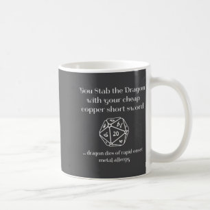Funny Dnd Gift For Role Playing Games Rpg Coffee Mug