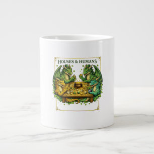 Funny DnD Houses and Humans for Gamers Dungeons  Giant Coffee Mug