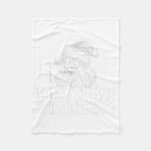 Funny Do It This Christmas Holiday Festive  Fleece Blanket