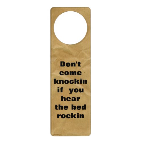 Funny Do Not Disturb Door Hanger