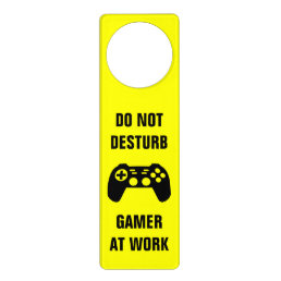 Funny do not disturb door hanger for gaming gamer