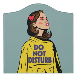 Funny Do Not Disturb Door Sign