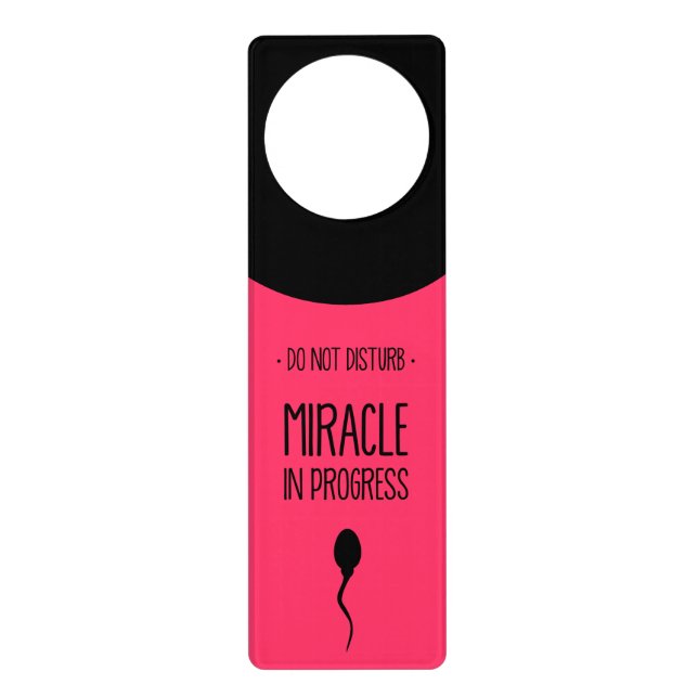 Funny Do Not Disturb Love Making door hanger (Front)