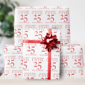 North Pole Address Do Not Open Until Christmas Wrapping Paper