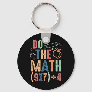 Funny Do The Math 67 Meme Six Seven Boy Girl Teach Keychain