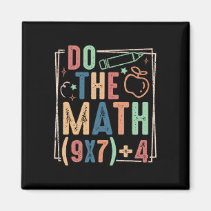 Funny Do The Math 67 Meme Six Seven Boy Girl Teach Magnet