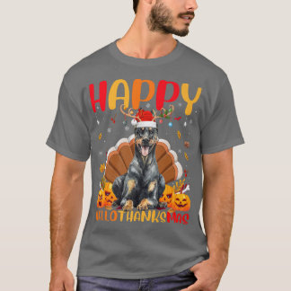 Funny Doberman Dog Lover Happy Doberman HelloThank T-Shirt