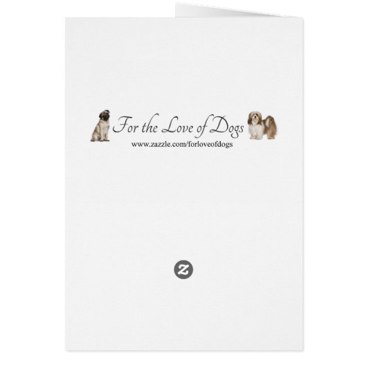 Funny Doberman Mother's Day Card (Back)