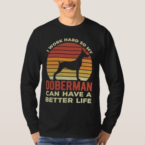 Funny Doberman Pinscher T_Shirt