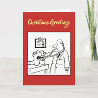 Funny Doctor Christmas Card