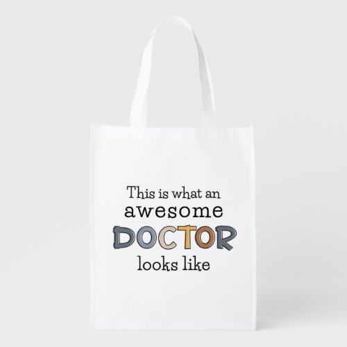 Funny Doctor Gifts  Awesome Doctor Grocery Bag