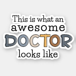 Funny Doctor Gifts   Awesome Doctor Sticker