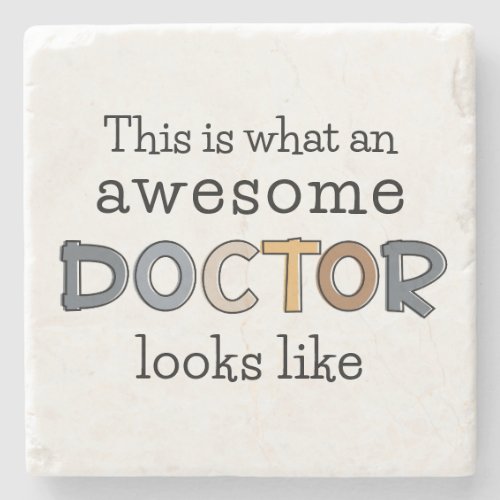 Funny Doctor Gifts  Awesome Doctor Stone Coaster