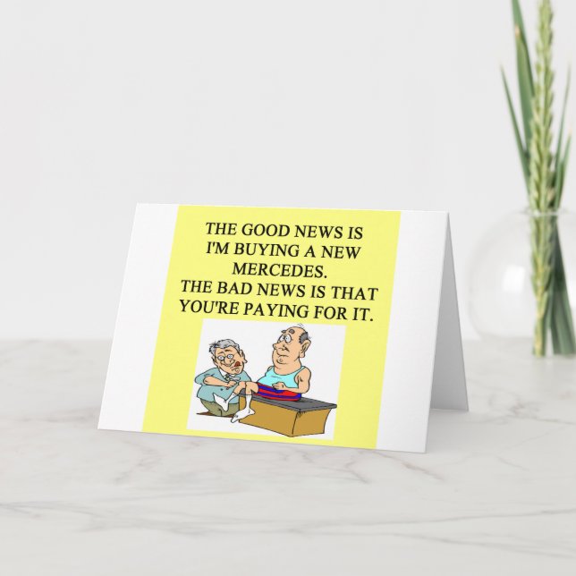 funny doctor humor card (Front)