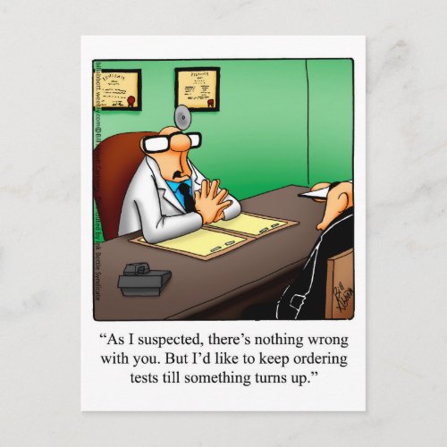 Funny Doctor Humor Postcard