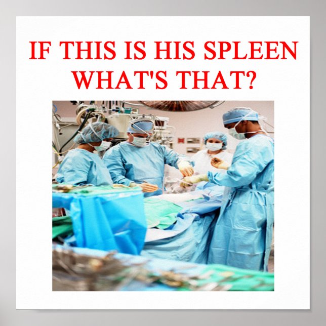 funny doctor humor poster (Front)