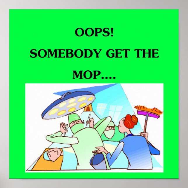 funny doctor humor poster (Front)