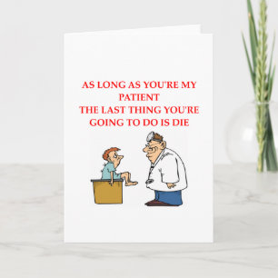 funny doctor joke card