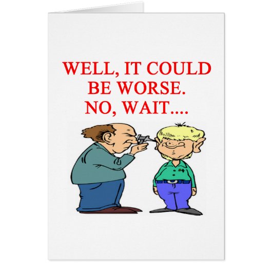funny doctor joke cards (Front)